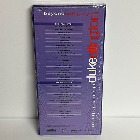 Vintage 1994 Duke Ellington Beyond Category Long Box 2 CD Cassette Set New Music - Picture 2 of 9